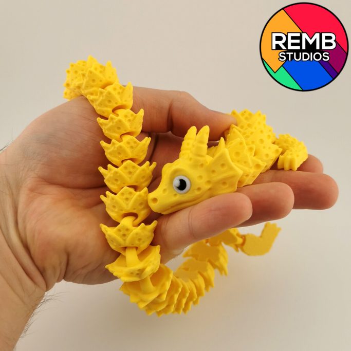 3d-print-stl-cheese-dragon-pla-articulated-fun-display-remb-studios